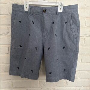 Brooks Brothers Blue Embroidered Men's Shorts